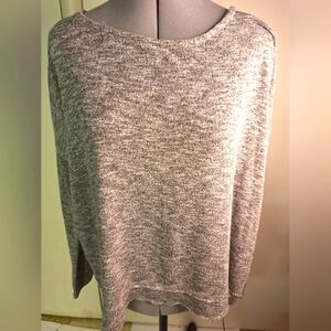 American Eagle Outfitter Grey Scoop Neck Tunic Top Size Med